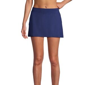 Land’s End swim mini deep sea navy size 8 long